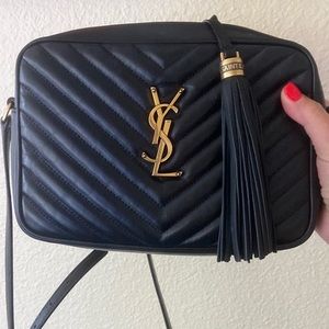 YSL Lou Camera Bag Black w original box and dust bag.